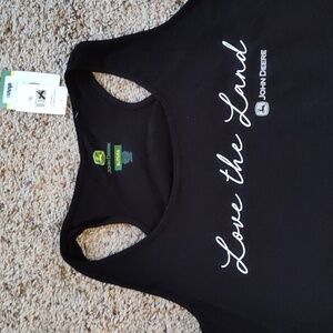 John Deere tank top new with tags Love the Land